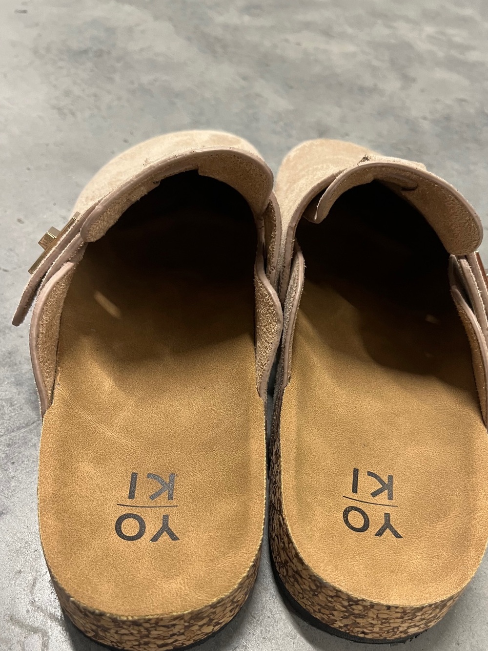 suede clog slides - Picture 5 of 7